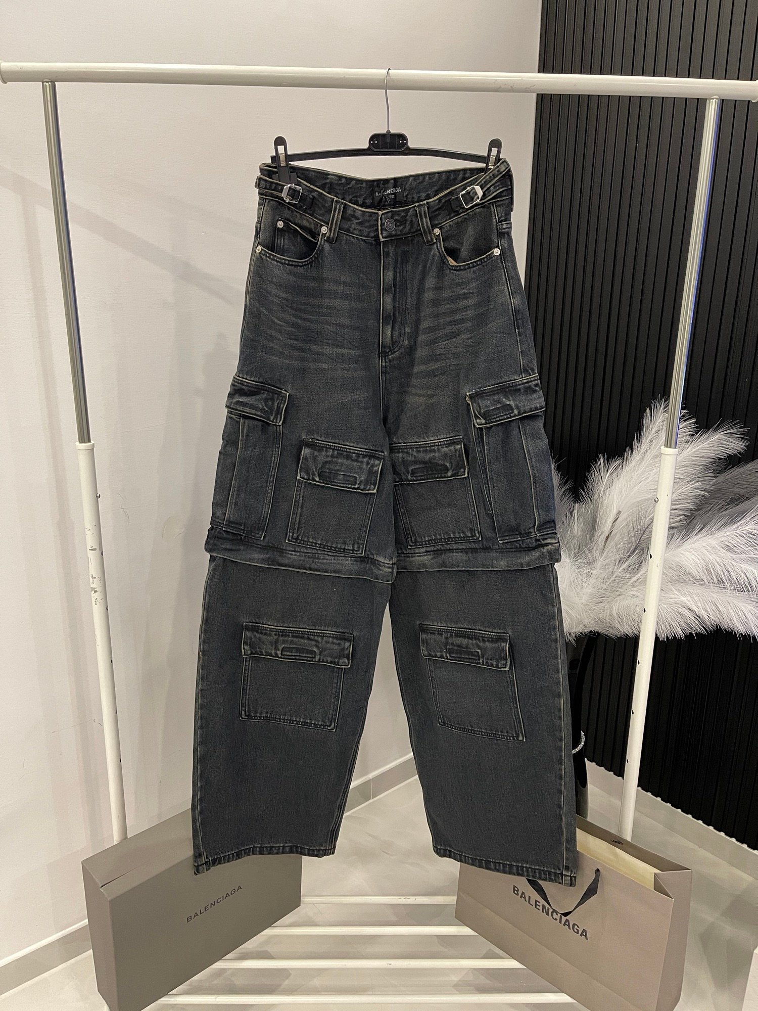 Balenciaga Jeans Cargo Ampio