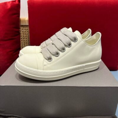 Rick Owens sneaker in pelle lacci grandi