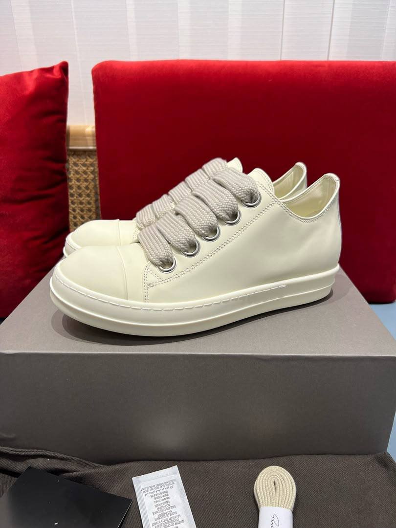 Rick Owens sneaker in pelle lacci grandi