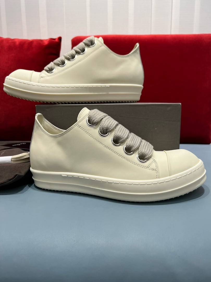 Rick Owens sneaker in pelle lacci grandi